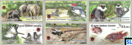 Sri Lanka Stamps 2019, Wasgamuwa National Park, Birds, Fish, Monkey, Lizard, Elephant, MNHs - Sri Lanka (Ceylon) (1948-...)