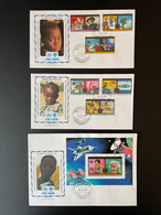 Centrafricaine 1979 Mi. 606 - 611 Bl. 49 FDC 1er Jour Cover Année Internationale L'Enfant Jahr Kindes IYC Children Year - Otros & Sin Clasificación