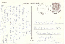1976 CARTOLINA RESTIINA PER ITALIA - Briefe U. Dokumente