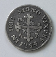 Regno Di Napoli - Re Ferdinando IV - 10 Grana Primo Tipo Arg. 833 Gr.2,2 Diametro Mm.19,5 - 1794. - Due Sicilie