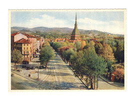 14361 " TORINO-CORSO S. MAURIZIO " -VERA FOTO-CART. POST. NON SPED - Mehransichten, Panoramakarten