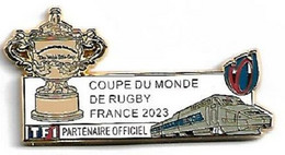 PIN'S RUGBY COUPE DU MONDE 2023/TF1/TGV - Rugby