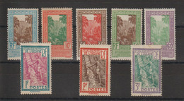 Océanie 1929 Série Taxe 10-17, 8 Val * Charnière MH - Impuestos