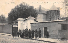 Tours    37        Militaria     Caserne  32 ème De Ligne . Rue Saint Maurice    (voir Scan) - Tours