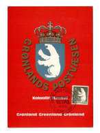 Grönland / Kalaallit Nunaat 1963 Mi.Nr. 61 , Grönlands Postvaesen - Maximum Card - Grönlands Postwesen 22.-31.Maj 1981 - Maximumkaarten