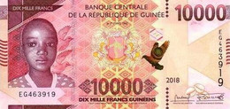 Guinea P.new 10000 Francs 2018 Unc - Guinea