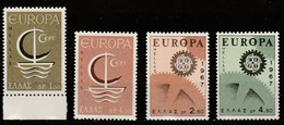 GRECE    Europa 1966 Et 1967   N° Y&T  897, 898, 926 Et 927  ** - Neufs