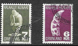 Groenland N°  99 Et 105 Artisanat   Oblitérés  B/TB    Voir  Scans    - Used Stamps