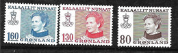 Groenland N°  100 à 102 Neufs  (  * )   B/TB    Voir  Scans    - Gebraucht