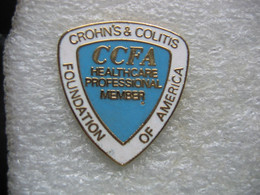 Pin's CCFA (Crohn's & Colitis Foundation Of America). Healthcare Professional Member (Membre Professionnel De La Santé) - Médical