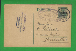 ENTIERS POSTAUX ALLEMAGNE OCCUPATION BELGIQUE - Lettres & Documents