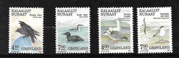Groenland N°  170; 171; 187 Et 188  Oiseaux  Neufs ( * )   B/TB    Voir  Scans    - Neufs