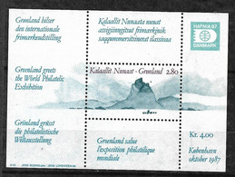 Groenland   Bloc  N°  2  Neufs  ( * )   B/TB    Voir  Scans    - Blocks & Kleinbögen