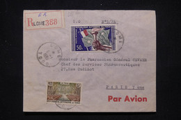 TOGO -  Enveloppe En Recommandé De Lomé Pour Paris En 1959 - L 110664 - Brieven En Documenten