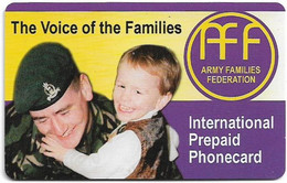 UK - SSC - Army Families Federation (AFF), Prepaid 5£, Mint Unscratched - Emissioni Imprese