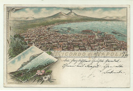 Neapel Napoli Vorläufer-Litho 1895 - Napoli
