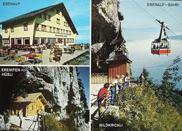 LUFTSEILBAHN Wasserauen-Ebenalp Eremiten-Hüsli Belebt Stempel Gasthaus Seealpsee Weissbad - Weissbad 