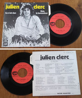 RARE French SP 45t RPM (7") JULIEN CLERC (Lang, 1971) - Collectors
