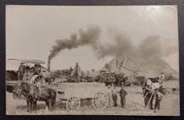 Post Card GRAVELBOURG A WESTERN THRESHING SCENE Moisson April 1917 > France - Andere & Zonder Classificatie