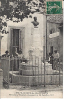 CPA13-CHATEAUNEUF Les MARTIGUES- Monument Guichet, Inauguré Le 15 Octobre 1911 - Arles