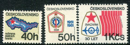 CZECHOSLOVAKIA 1981 National Security Organisations MNH / **.  Michel 2626-28 - Nuovi