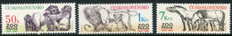 CZECHOSLOVAKIA 1981 Prague Zoo MNH / **.  Michel 2635-37 - Nuevos