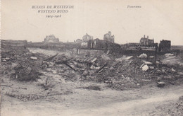 RUINES DE WESTENDE 1914 - 1918 -  PANORAMA - Westende