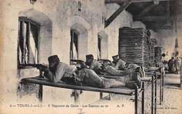 Tours    37        Militaria   5 ème Régiment Du Génie. Les Sapeurs Tireurs   (voir Scan) - Tours