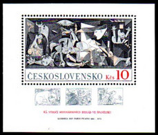 CZECHOSLOVAKIA 1981 International Brigade In Spain Block MNH / **.  Michel Block 45 - Unused Stamps