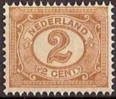 Nederland 1899 NVPH Nr 54 Ongebruikt/MH Cijfer - Neufs