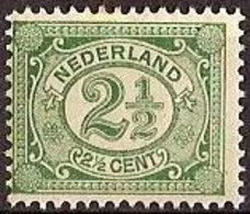 Nederland 1899 NVPH Nr 55 Ongebruikt/MH Cijfer - Neufs