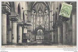 FLORENVILLE ..-- Intérieur De L ' Eglise . 1911 De MARTILLY Vers BAR LE DUC ( Melle Léa CYRIAC ) . Voir Verso . - Florenville