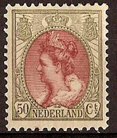 Nederland 1899 NVPH Nr 74 Ongebruikt/MH Koningin Wilhelmina - Ungebraucht