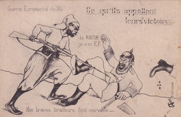 Illustrateur Toulousain  Guerre Européenne De 1914  NOS BRAVES TIRAILLEURS FONT MERVEILLE - Patriottisch