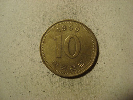 MONNAIE COREE DU SUD 10 WON 1990 - Corée Du Sud