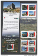 NEW ZEALAND, 2015, MNH, CANTERBURY  REGIONAL  LABEL BOOKLET, WHALES, SEALS, MOUNTAINS, HORSES,CYCLING,  0,70 X 10 S/A - Wale