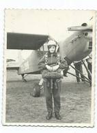 Small Photo ( Size 6.5cm/9cm ) Girls,femme,fille. Parachutiste/paratrooper,sport Parachuting,le Parachutisme,Plane Avion - Sport