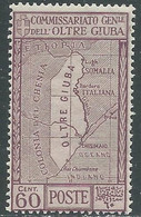 1926 OLTRE GIUBA ANNESSIONE 60 CENT MNH ** - RE18-4 - Oltre Giuba