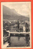 MCF-12 Vallorbe Pont Sur L'Orbe Et Dent De Vaulion  Marcel De Luze . Circulé 1915 Cachet Militaire Vers Rouen - Vallorbe