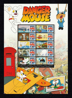 GREAT BRITAIN 2015 Danger Mouse: Personalised Sheet UM/MNH - Smilers Sheets