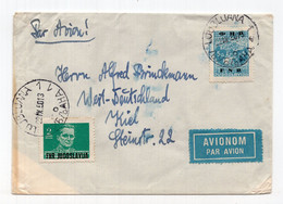 1950. YUGOSLAVIA, SLOVENIA, LJUBLJANA TO GERMANY, AIRMAIL COVER - Luchtpost