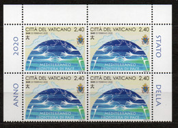 2021 - VATICANO  S64A - SERIE DI 4 FRANCOBOLLI ** - Unused Stamps