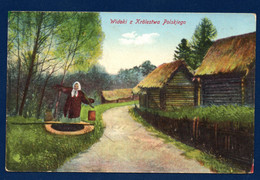 Widoki Z Krolestwa Polskiego. Vue D'un Village Polonais. Feldpoststation Nr 201. 1915 - War 1914-18