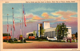 Texas Dallas Hall Of State And Court Of Honor Texas State Fair Curteich - Dallas