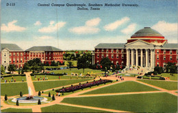 Texas Dallas Central Campus Quadrangle Southern Methodist University Curteich - Dallas