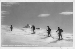 Suisse-Schweiz-Zwitzerland-Svizzera-Bernina Hospiz  Piz Campascio-SKI-SKIEUR-SPORT D'HIVER-Neige-Photo Glob, Zurich - Sports D'hiver