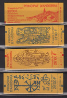 Andorre - Carnets 2 + 3 + 4 + 5 - Neufs Et Fermés - Cote 58€ - Postzegelboekjes