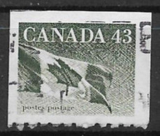 Canada 1992. Scott #1395 (U) Flag - Coil Stamps