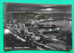 Ancona - Panorama, Notturno - Harbour, Port, Hafen - Vg 1963 - Ancona