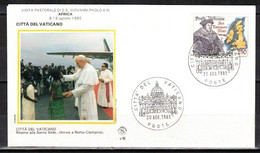 459h * INTERRESSANTE AUSGABE * RÜCKKEHR VON JOHANNES PAUL II AUS AFRIKA * AN KUNFT IM VATIKAN **!! - Máquinas Franqueo (EMA)